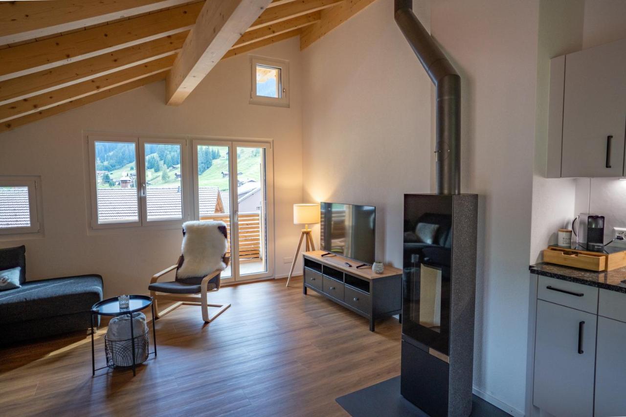 Chuenislodge2- Zwei Balkone, Gemuetlicher Kamin, Top Aussicht Adelboden Bagian luar foto