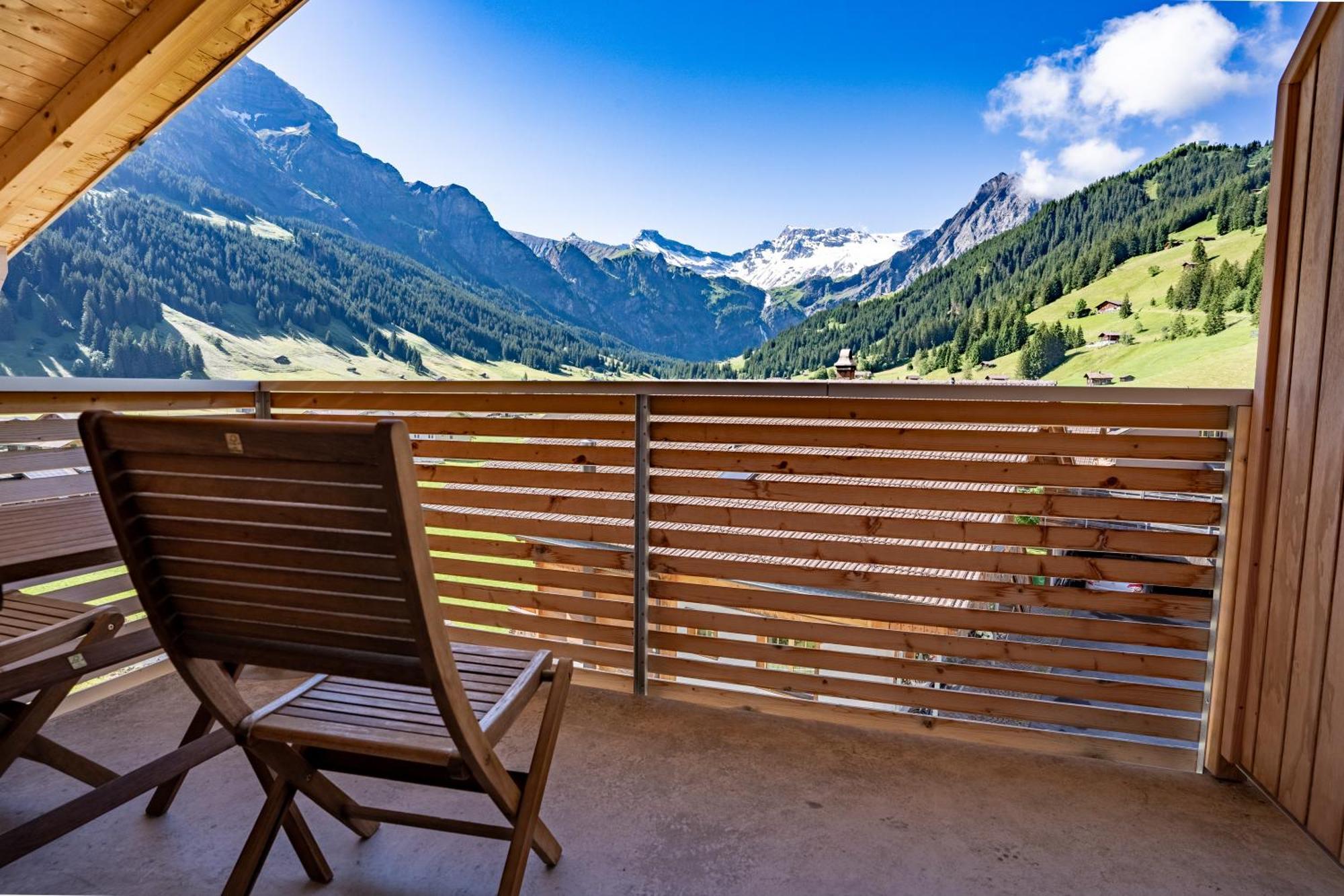 Chuenislodge2- Zwei Balkone, Gemuetlicher Kamin, Top Aussicht Adelboden Bagian luar foto